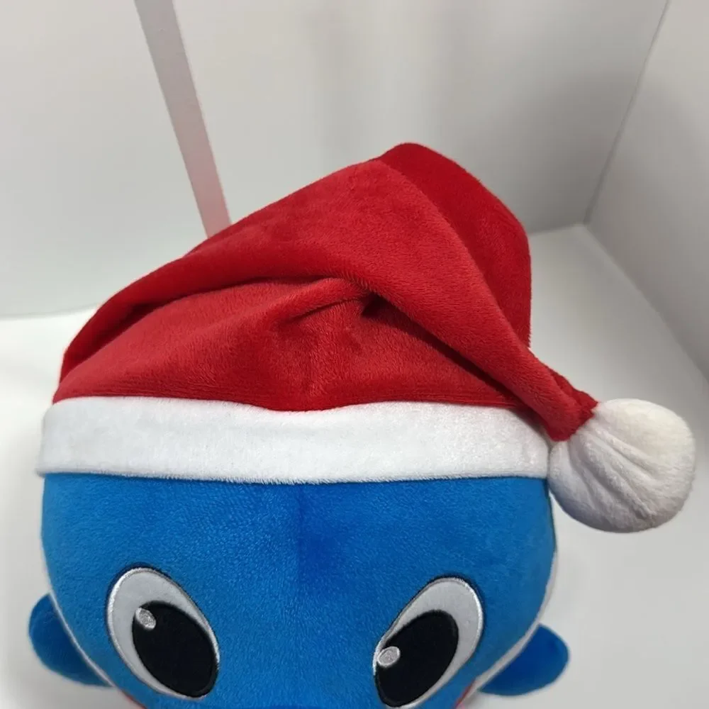 Nickelodeon Baby Shark Holiday Daddy Shark Stuffed Animal Blue White